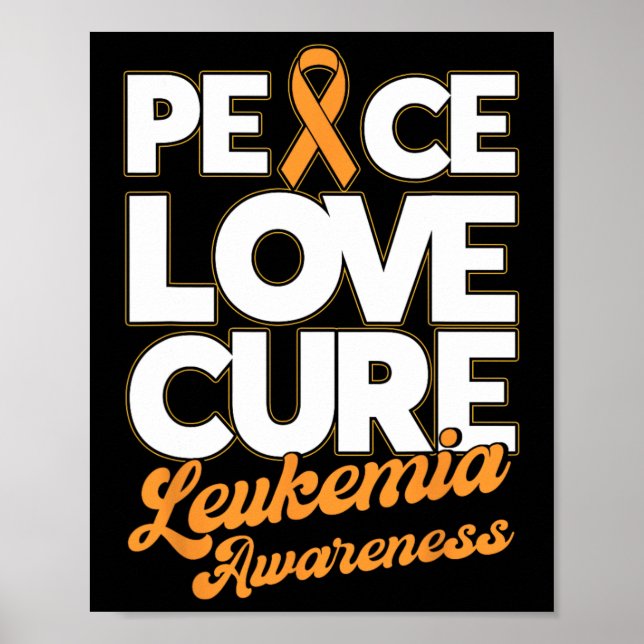Liebe zur Linderung der Leukämie Poster (Vorne)