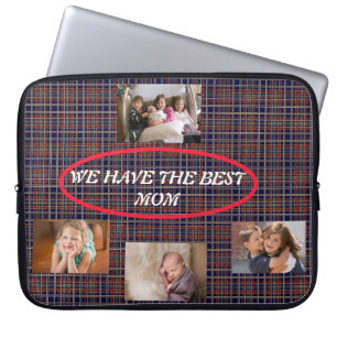 Liebe zur Mama Tartan Freestyle 4 Fotos Laptopschutzhülle