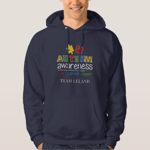 Liebe zur Sensibilisierung für Autismus Hoodie