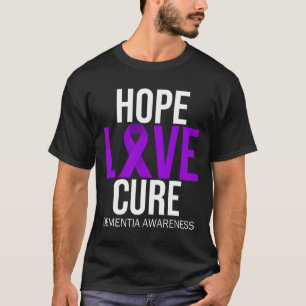Liebe zur Sensibilisierung für die Lila Ribbon Alz T-Shirt