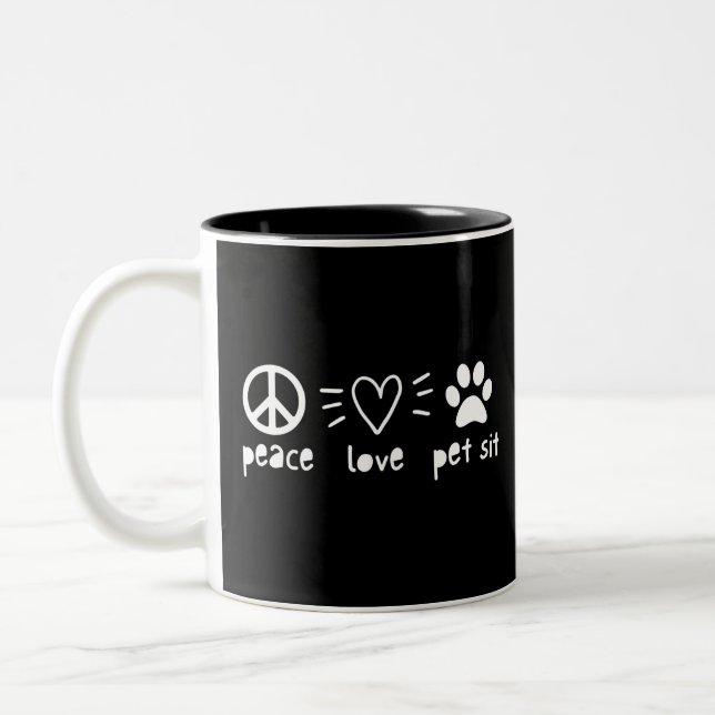 Liebe Zweifarbige Tasse (Links)