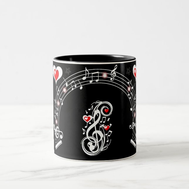 Liebe Zweifarbige Tasse (Mittel)