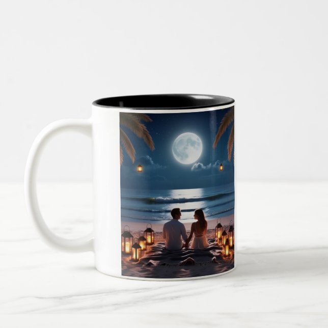 Liebe Zweifarbige Tasse (Links)