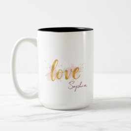 Liebe Zweifarbige Tasse