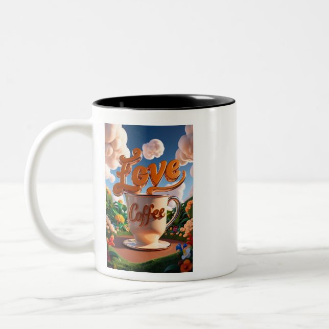 Liebe Zweifarbige Tasse (Links)