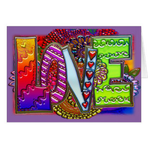 Liebeabstrakte Blumenkunst