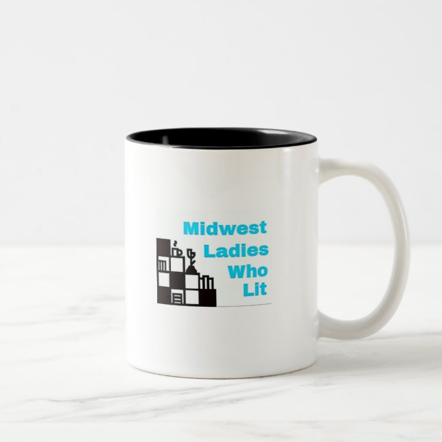 Liebebücher MWLWL Logos I und Kaffee-Tasse Zweifarbige Tasse (Rechts)