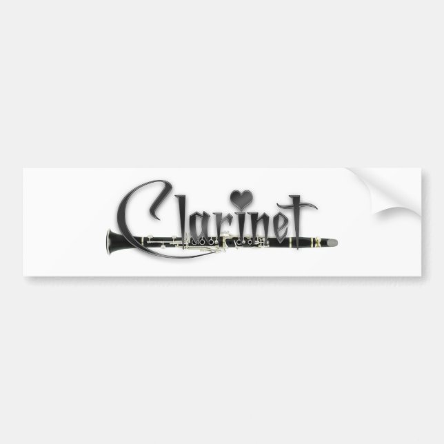 LiebeClarinet des Clarinet-I Autoaufkleber (Vorne)