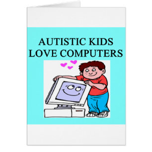 Liebecomputer des Autismus autistische Kinder