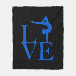 Liebegymnast-Decke Fleecedecke