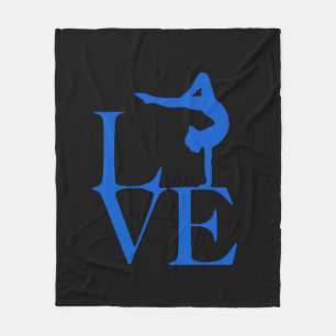 Liebegymnast-Decke Fleecedecke