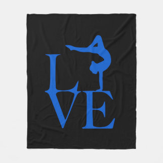 Liebegymnast-Decke Fleecedecke