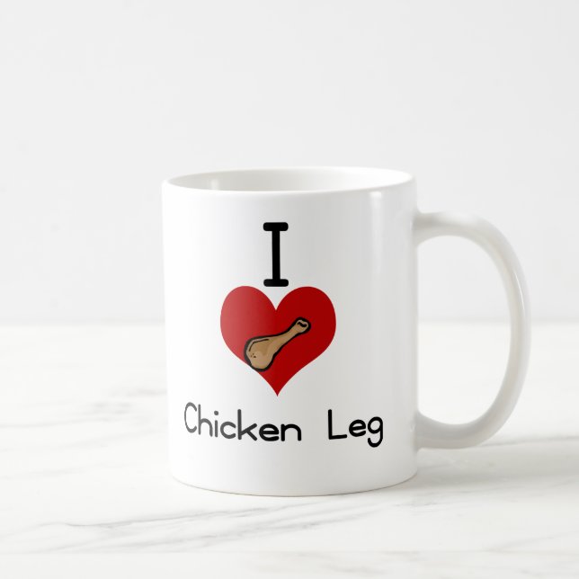 Liebeherz I Hühnerbeine Kaffeetasse (Rechts)