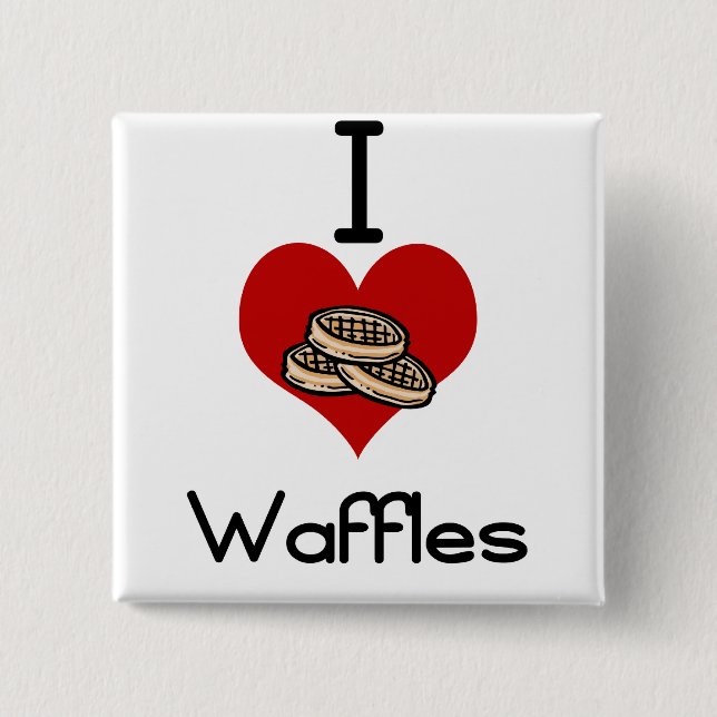 Liebeherz I Waffeln Button (Vorderseite)