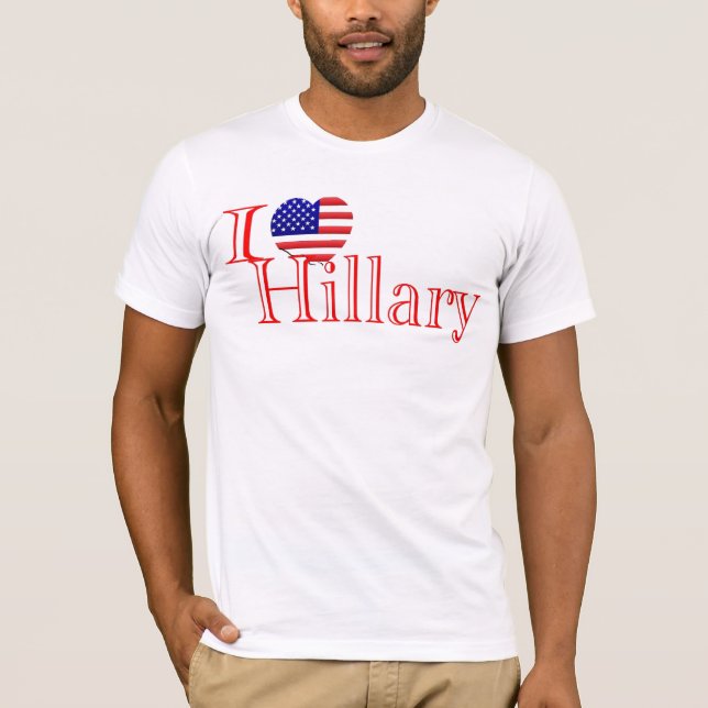 Liebehillary-T - Shirt Hillary Clinton I (Vorderseite)