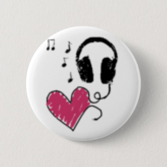 Liebemusik Button (Vorderseite)