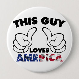 Lieben Amerika dieses Typ Button