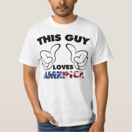 Lieben Amerika dieses Typ T-Shirt