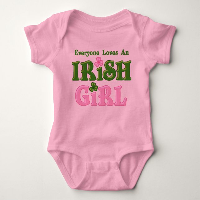 Lieben an Irish Girl Baby Strampler (Vorderseite)