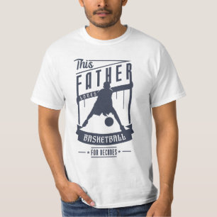 Lieben Basketball für Vatertag T-Shirt