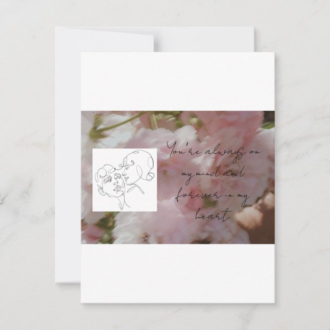 Lieben Dankeskarte (Vorderseite)