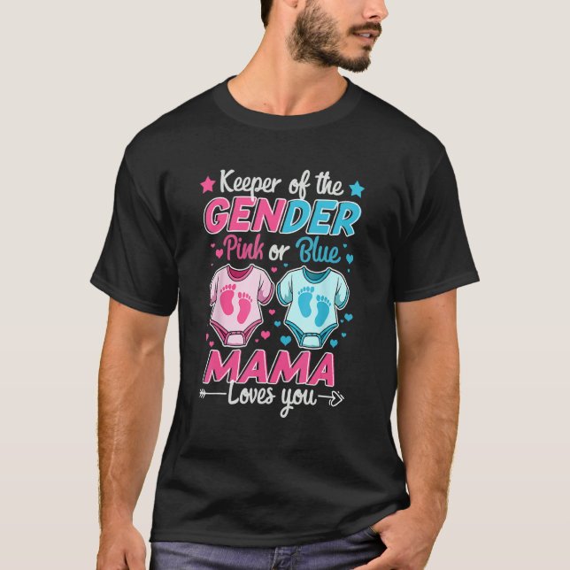 Lieben der Geschlechtsorgane zeigen rosa oder blau T-Shirt (Vorderseite)