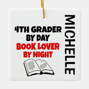 Lieben der vierten Klasse, die CUSTOM lesen Keramikornament