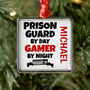 Lieben des Gefängnisschutzes bei Videospielen Ornament Aus Metall