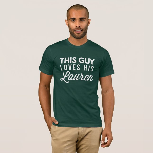 Lieben dieses Typ sein Lauren T-Shirt (Vorne ganz)