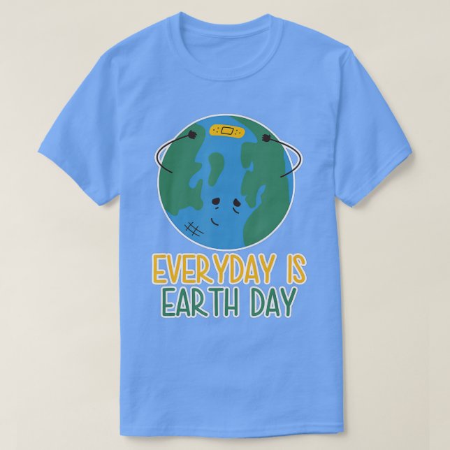 Lieben für die Umweltprämien des coolen Earth Day T-Shirt (Design vorne)
