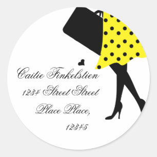 Lieben für Reisen Runder Aufkleber