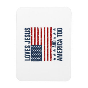 Lieben Jesus und Amerika zu Gott Christlichen 4. Magnet