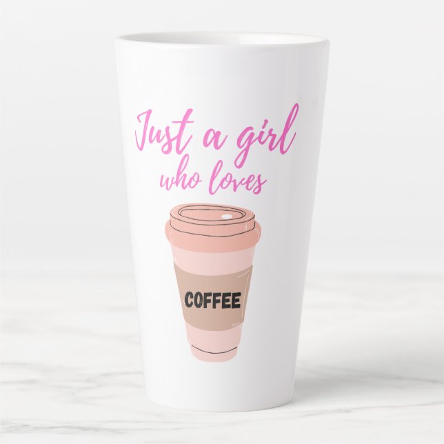 Lieben Kaffee Latte Tasse (Vorderseite)