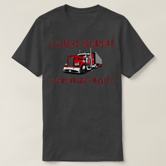Lieben LKW hält an T-Shirt (Design vorne)