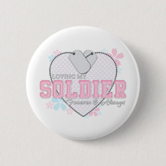 Lieben meines Soldaten Button