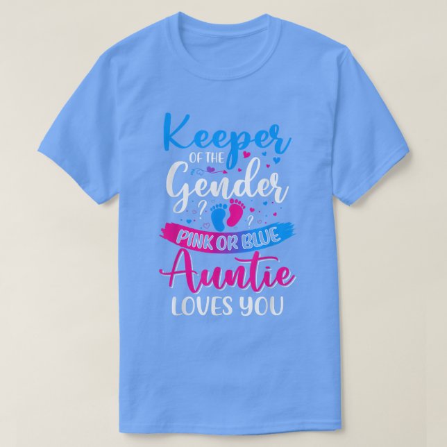 Lieben mit rosa oder blauen Tassen, die das Geschl T-Shirt (Design vorne)
