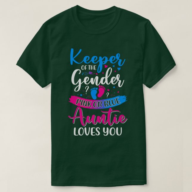 Lieben mit rosa oder blauen Tassen, die das Geschl T-Shirt (Design vorne)