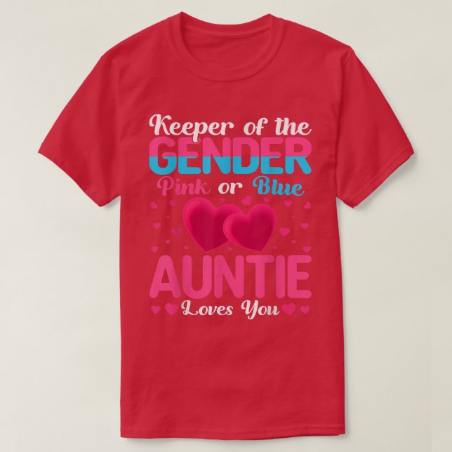 Lieben mit rosa oder blauen Tassen, die das Geschl T-Shirt (Design vorne)