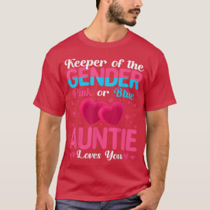 Lieben mit rosa oder blauen Tassen, die das Geschl T-Shirt