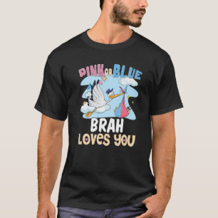 Lieben mit rosa oder blauer Farbe Ihr bester Brude T-Shirt