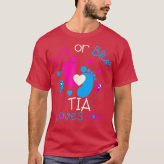 Lieben mit rosa oder blauer Tia, bei denen Ihr Bab T-Shirt