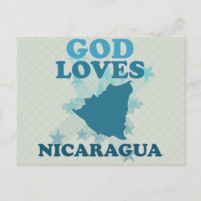 Lieben Nicaragua Postkarte (Vorderseite)