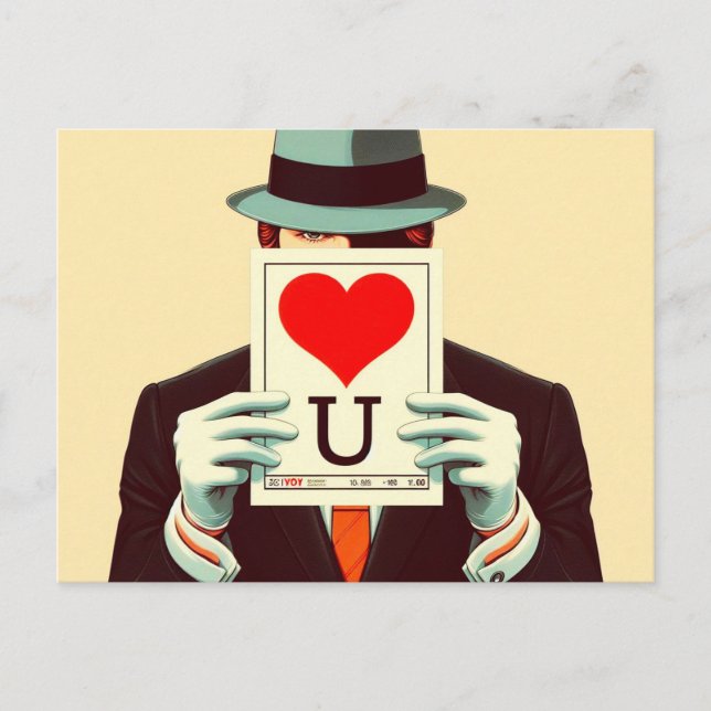 Lieben Postkarte (Vorderseite)