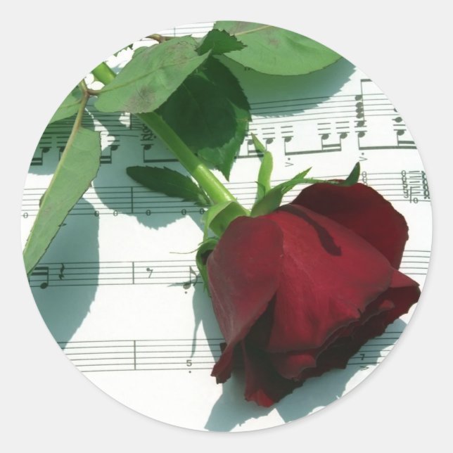 Lieben Runder Aufkleber (Vorderseite)