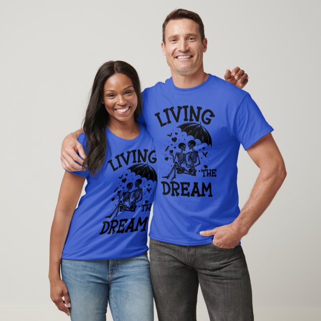 Lieben Sie den Traum, Skeleton Beach Funny T-Shirt (Unisex)