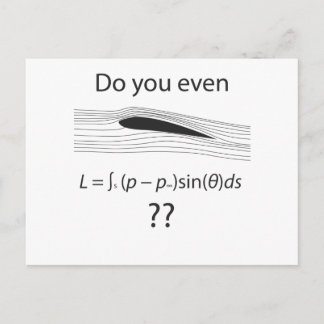 Lieben Sie?  Physikalischer Spaß Postkarte