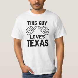 Lieben Texas dieses Typ T-Shirt