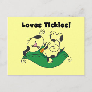 Lieben Tickles T - Shirt und Geschenke Postkarte