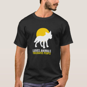 Lieben Tiere tolerieren Menschen T-Shirt