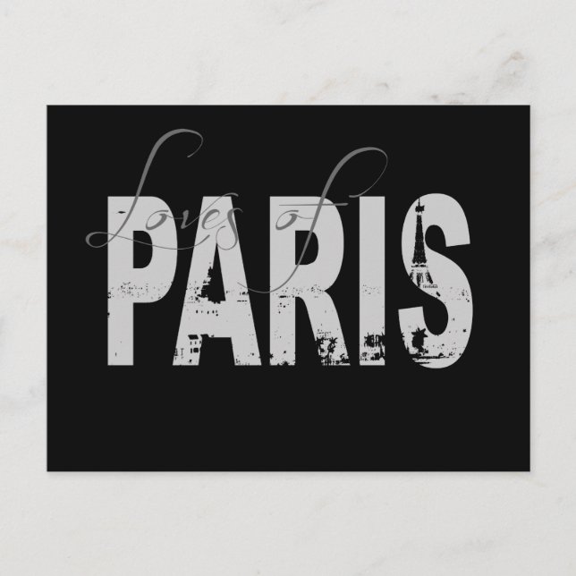 Lieben von Paris Postkarte (Vorderseite)